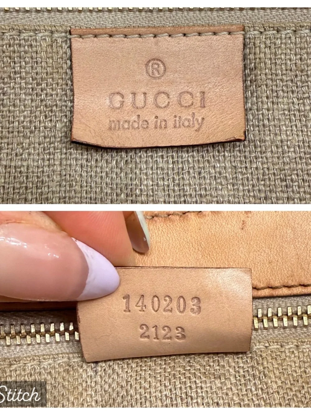 Gucci Bamboo Handle Floral Print Shoulder Bag | Style 140203 | Spring Summer - Picture 4 of 8